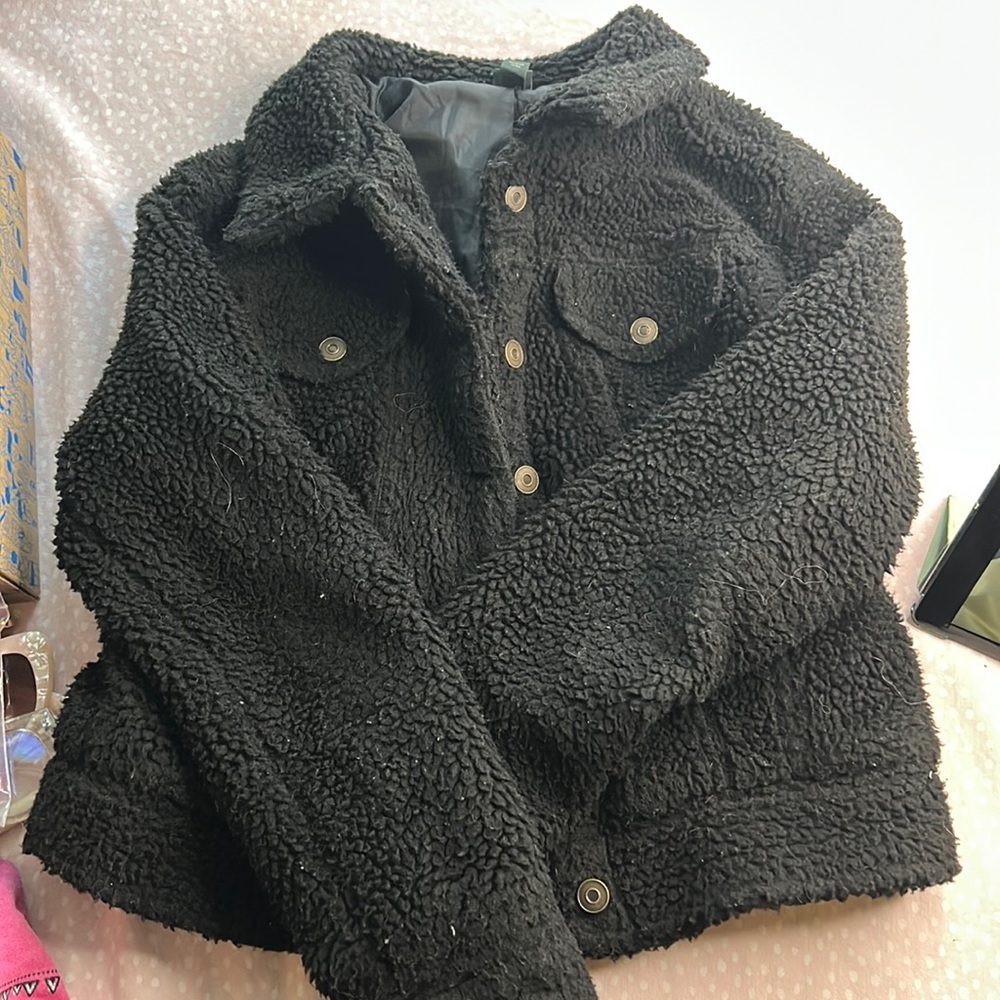 Wild Fable Black Teddy Jacket